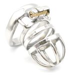 Bent Ring Cock Chastity Cage - Image 2