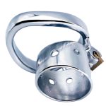 Bent Ring Cylindrical Short Chastity Lock - Image 8