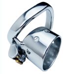 Bent Ring Cylindrical Short Chastity Lock - Image 3