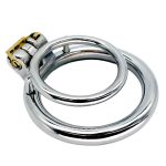 Double Ring Chastity Lock Cage - Image 6