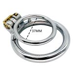 Double Ring Chastity Lock Cage - Image 4