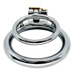 Double Ring Chastity Lock Cage - Image 5