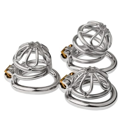 Petal Metal Chastity Cage - L