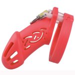 Silicone Cock Cage Chastity Cage - L - Image 9