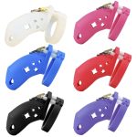 Silicone Chastity Device With 5 Ring - Image 6