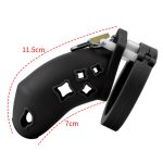 Silicone Chastity Device With 5 Ring - Image 3