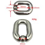 Male Oval Ball Stretcer Weight - Image 5