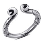 Ancient Stainless Steel Glans Ring - Image 2