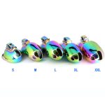 Rainbow Male Metal Chastity Cage HTV3 - Image 7