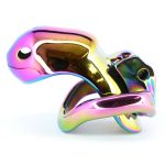 Rainbow Male Metal Chastity Cage HTV3 - Image 9