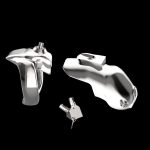 Press Key HT-V5 Male Chastity Cage - Metal - Image 4