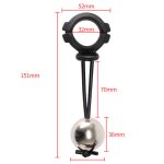 Metal Beads Ring Testicle Weight - 36mm - Image 5