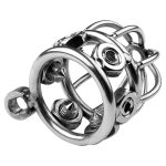 Spike Alloy Chastity Cock Cage - Image 8
