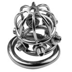 Spike Alloy Chastity Cock Cage - Image 3