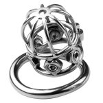 Spike Alloy Chastity Cock Cage - Image 4