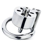 Canned Male Chastity Cock Cage with Urethral Plug - Image 7