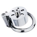 Canned Male Chastity Cock Cage with Urethral Plug - Image 8