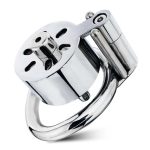Canned Male Chastity Cock Cage with Urethral Plug - Image 5