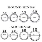 Fake Silicone Stainless Steel Chastity Cage - Image 4