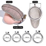 Metal Chastity Cage Mesh Male Locks Devices - Image 5