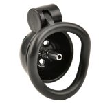 Button Lock Chastity Cage With Metal Penis Plug - Image 7