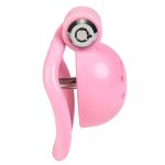 Button Lock Chastity Cage With Metal Penis Plug - Image 11