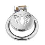 Butterfly Flat Chastity Cage With Urethral Sound - Image 3
