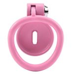 Button Lock Pussy Sissy Chastity Cage - Image 5