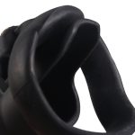 Silicone Hide Lock Chastity Cage - Image 3