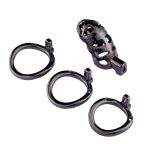 Chastity Cage Locked with 3 Active Sizes Rings - Image 9