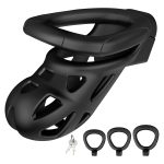 3D Ventilation Chastity Cage Lock Set - Image 4