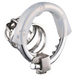 Stainless Steel Adjustable Chastity Cage - Image 3