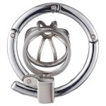 Stainless Steel Adjustable Chastity Cage - Image 5