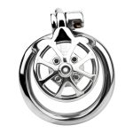 Spike Chastity Cage With Silicone Urethral Catheter - Image 7