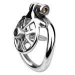 Spike Chastity Cage With Metal Urethral Catheter - Image 6