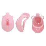 Imitation Labia Chastity Cage - Image 12