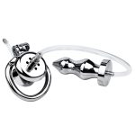Chastity Cage With Enema Butt Plug - Image 14