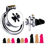 Magic Lock Inverted Chastity Cage With Dildo - Image 6