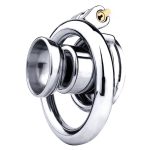 Magic Lock Inverted Chastity Cage With Dildo