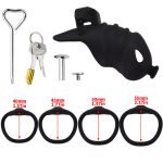 Soft Silicone Fish Chastity Cage - Image 7