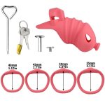 Soft Silicone Fish Chastity Cage - Image 13