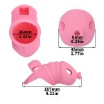 Soft Silicone Fish Chastity Cage