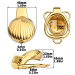 Stainless Steel Shell Chastity Cage - Image 12