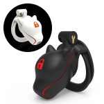 Slave Dog Head Chastity Cage - Key - Image 6