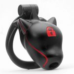 Slave Dog Head Chastity Cage - Key - Image 7