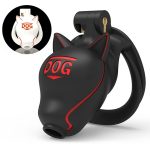 Slave Dog Head Chastity Cage - Dog Word - Image 6