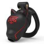 Slave Dog Head Chastity Cage - Dog Word - Image 5