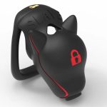 Slave Dog Head Chastity Cage - Invisible Lock - Image 6