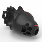 Slave Dog Head Chastity Cage - Invisible Lock - Image 7