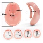 Enclosed Pussy Hole Design Chastity Cage - Image 2